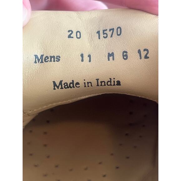 Johnston & Murphy Shuler Bicycle Toe Nebs Dress Shoe Chestnut Brown Size 11 - Picture 9 of 13